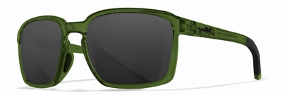 WileyX zonnebril - ALFA Grey lenses / Crystal Green frame