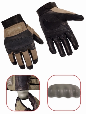 HYBRID Flame Resistant removable nuckle gloves, coyote