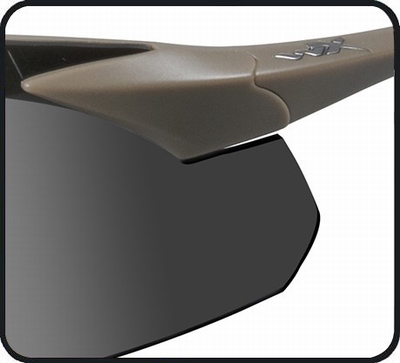 Smoke grey glazen voor de VAPOR