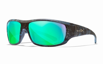 WileyX zonnebril - OMEGA pol. emerald mirror / kryptek frame