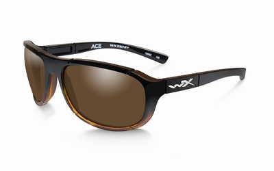 WileyX zonnebril - ACE, gepolariseerd bronze / gloss tortois