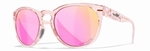 WileyX zonnebril - COVERT Cap. pol. rose gold / crystal blus 