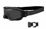 WileyX zonnebril - SPEAR, grey en clear lenzen, mat zwart fr 