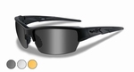 WileyX zonnebril - SAINT, 3 lenzen, mat zwart frame 