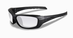WileyX zonnebril - GRAVITY, heldere glazen / mat zw. frame 