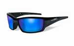 WileyX zonnebril - TIDE, pol. blue mirror / mat zwart frame 