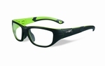 Wiley X stevige kinder sportbril - VICTORY, zwart/groen