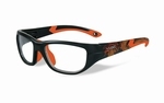 Wiley X stevige kinder sportbril - VICTORY, zwart/oranje