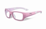 Wiley X stevige kinder sportbril - FLASH, rock candy roze